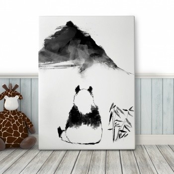 Canvastavla Observing panda-0