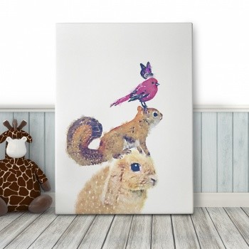 Canvastavla Not just a rabbit-0