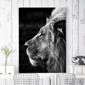 Canvastavla Lejonkungen