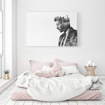 Canvastavla City Man-0