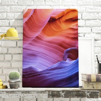 Canvastavla Colorful cavepattern