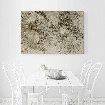 Världskarta jordklotet