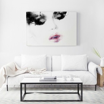 Canvastavla Painted face [2]