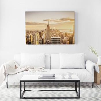 Canvastavla Manhattan, New York Skyline-0